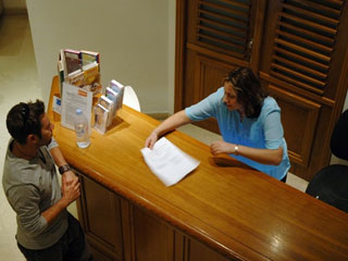 Achilleas Hotel Reception Desk