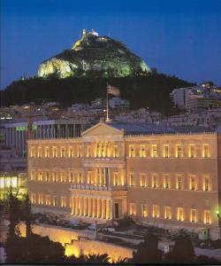 The Greek Parliament on Syntagma Square - Athens -  Greece