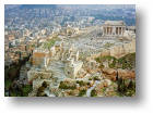 The Acropolis ruins as seen from the air