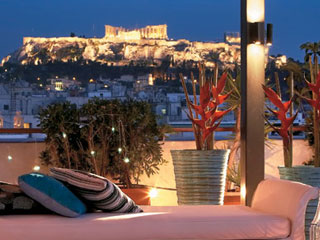 athens imperial hotel view