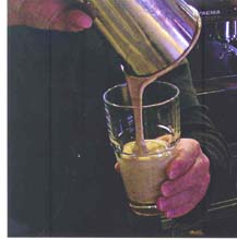frappe coffee  - blender frappe coffee preparation