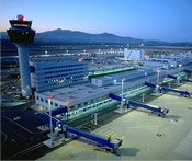 Athens airport aerial view