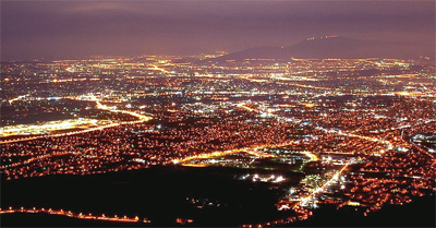 athens by night