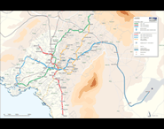 Athens Metro map