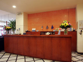 Pan Hotel Reception Desk