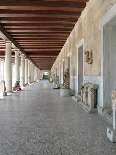 Athens Attalos Stoa Colonnade