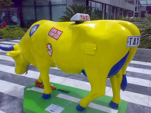 Athens Taxi Cow Parade