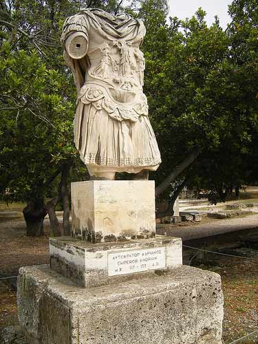 Hadrian Statue Ancient Agora