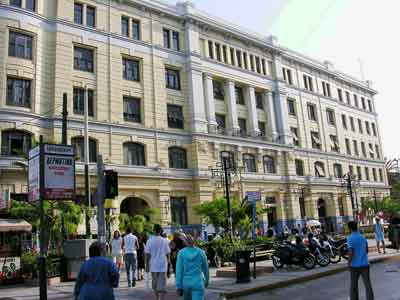 Piraeus Train Station Exterior