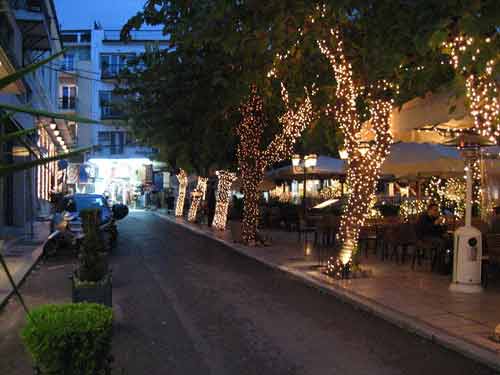 Plaka at Christmas