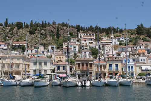 poros island harbour