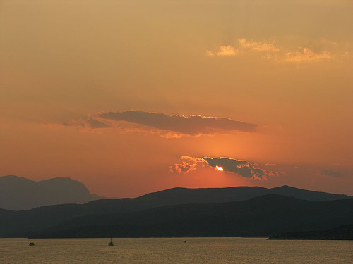 poros sunset