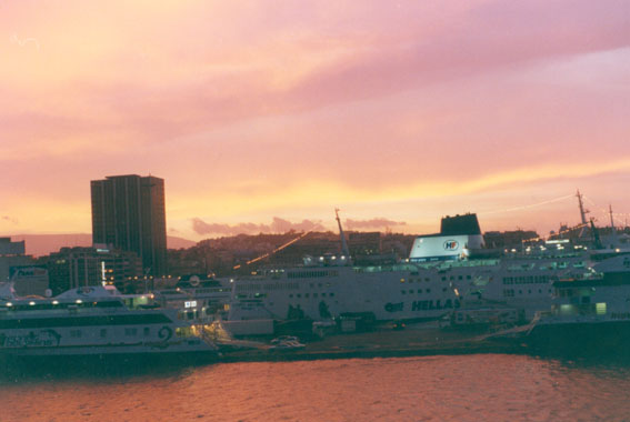 Port of Piraeus Night