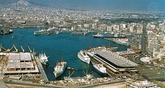 Port of Piraeus Panoramic View