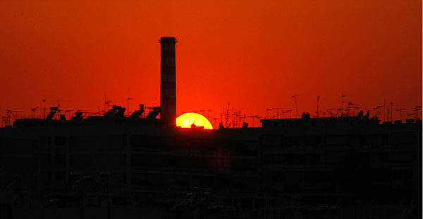 Port of Piraeus Sunset