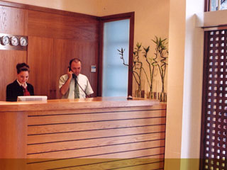 Plaka Hotel Reception Desk