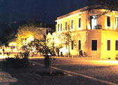 athens by night - Dionysiou Areopagitou Street in Thesseion Athens